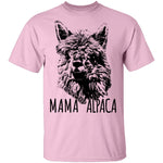 Mama Alpaca T-Shirt CustomCat