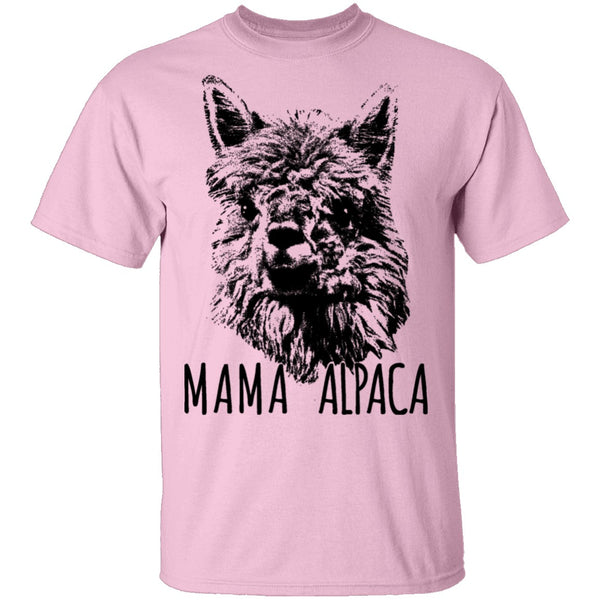 Mama Alpaca T-Shirt CustomCat