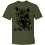 Mama Alpaca T-Shirt CustomCat