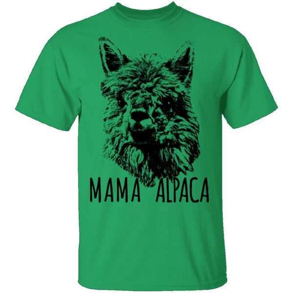 Mama Alpaca T-Shirt CustomCat