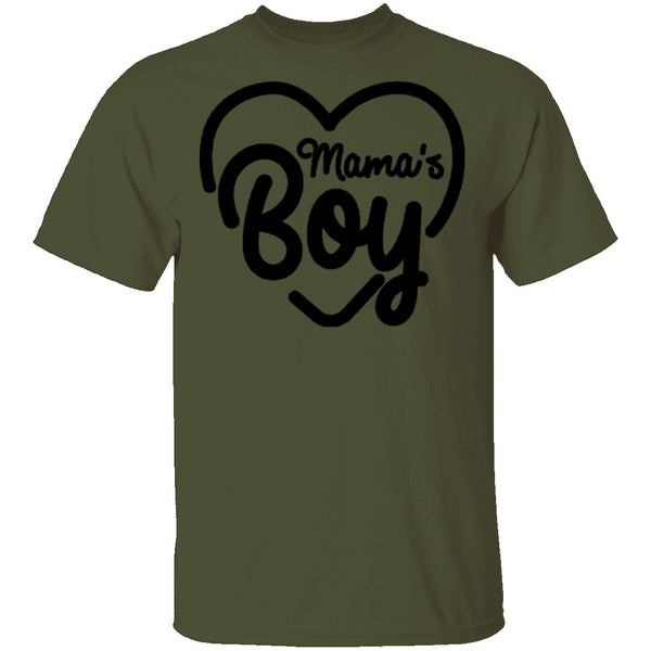 Mama's Boy T-Shirt CustomCat