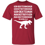 Man Creates Dinosaur T-Shirt CustomCat