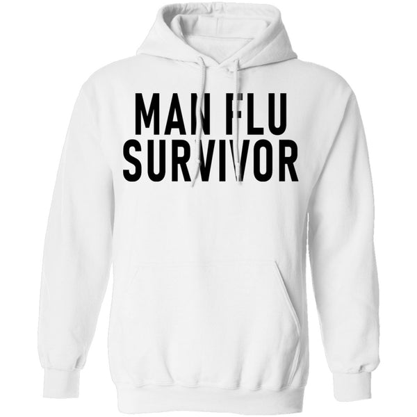 Man Flu Survivor T-Shirt CustomCat
