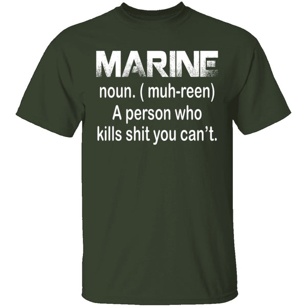 Marine T-Shirt CustomCat