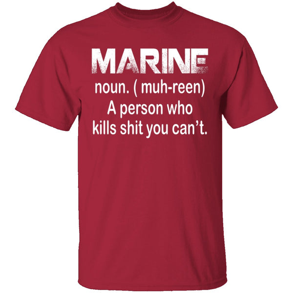 Marine T-Shirt CustomCat