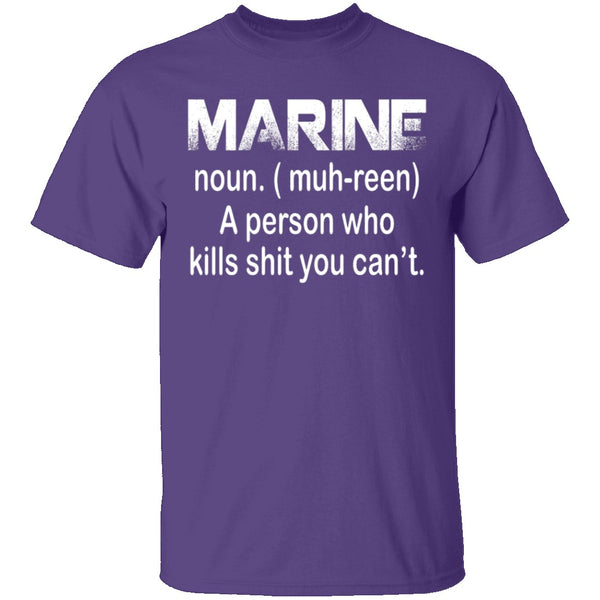Marine T-Shirt CustomCat