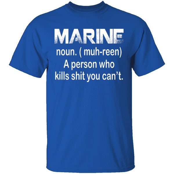 Marine T-Shirt CustomCat