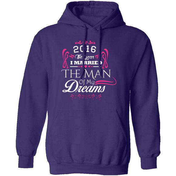 Married The Man Of My Dreams 2016 T-Shirt CustomCat