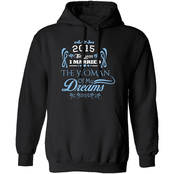 Married The Woman Of My Dreams 2015 T-Shirt CustomCat