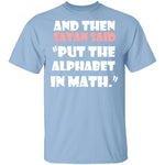 Math Alphabet T-Shirt CustomCat