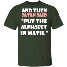 Math Alphabet T-Shirt