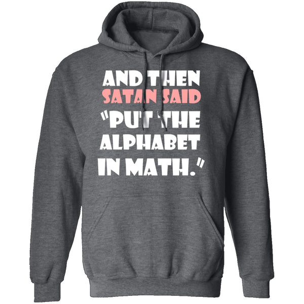 Math Alphabet T-Shirt CustomCat