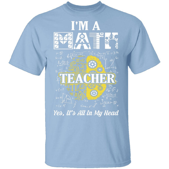 Math Teacher T-Shirt CustomCat
