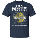 Math Teacher T-Shirt CustomCat