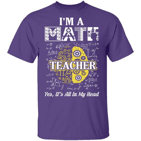 Math Teacher T-Shirt CustomCat