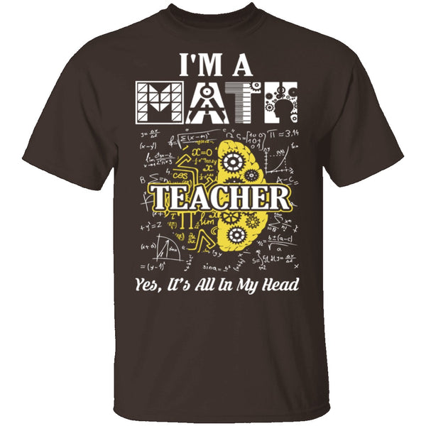 Math Teacher T-Shirt CustomCat