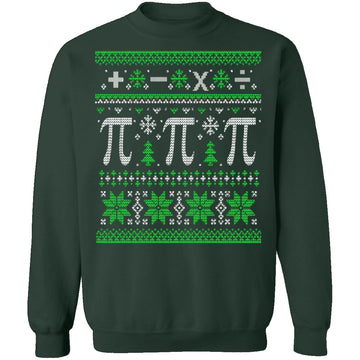 Math Ugly Christmas Sweater CustomCat