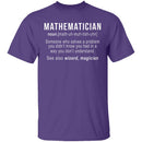 Mathematician Definition T-Shirt CustomCat