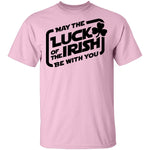 May The Luck Of The Irish Be With You T-Shirt CustomCat