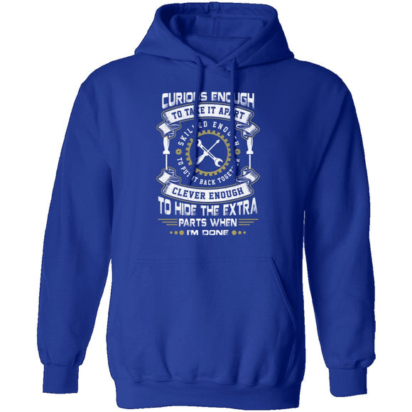 Mechanic Curious Enough T-Shirt CustomCat