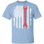 Mechanic Flag T-Shirt CustomCat