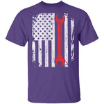 Mechanic Flag T-Shirt CustomCat