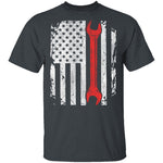 Mechanic Flag T-Shirt CustomCat