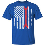 Mechanic Flag T-Shirt CustomCat