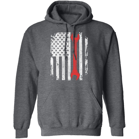 Mechanic Flag T-Shirt CustomCat