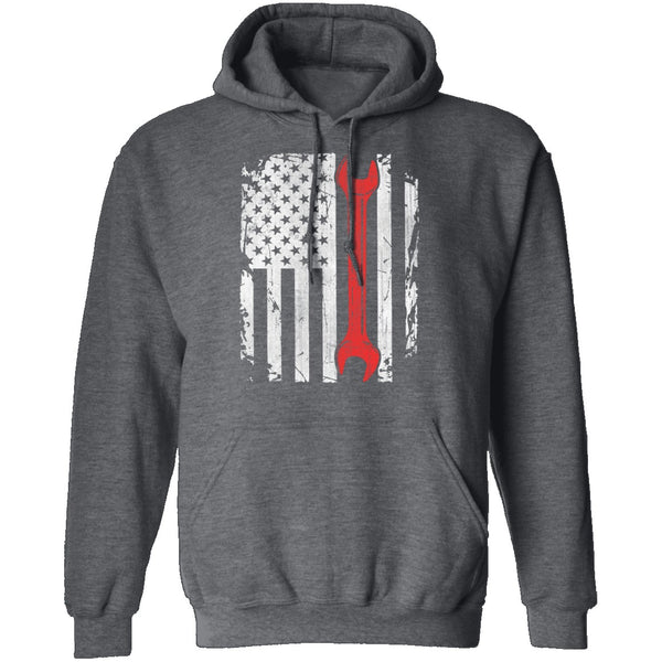 Mechanic Flag T-Shirt CustomCat