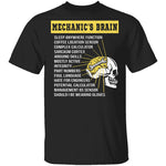 Mechanics Brain T-Shirt CustomCat