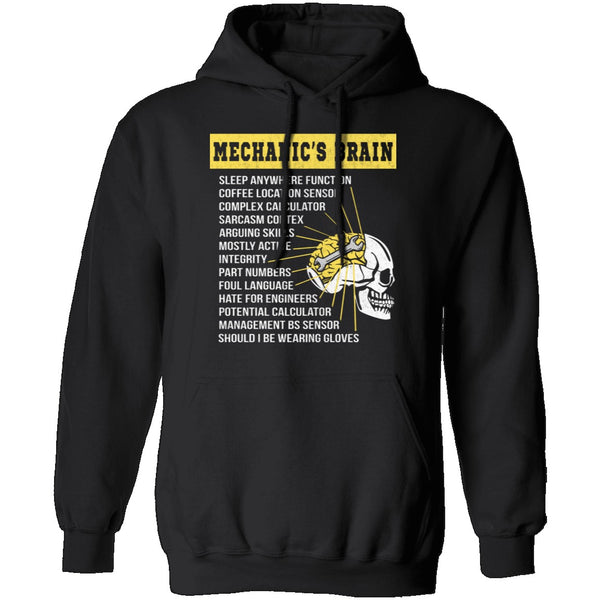Mechanics Brain T-Shirt CustomCat