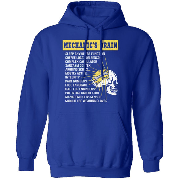 Mechanics Brain T-Shirt CustomCat