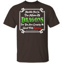 Meddle Not In The Affairs Of Dragons T-Shirt CustomCat
