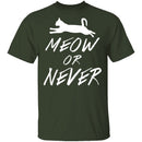 Meow Or Never T-Shirt CustomCat