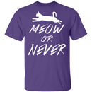 Meow Or Never T-Shirt CustomCat