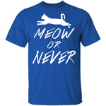 Meow Or Never T-Shirt CustomCat