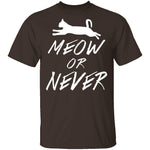 Meow Or Never T-Shirt CustomCat