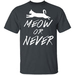 Meow Or Never T-Shirt CustomCat