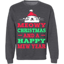 Meowy Christmas And Mew Year T-Shirt CustomCat