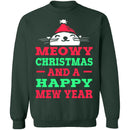 Meowy Christmas And Mew Year T-Shirt CustomCat