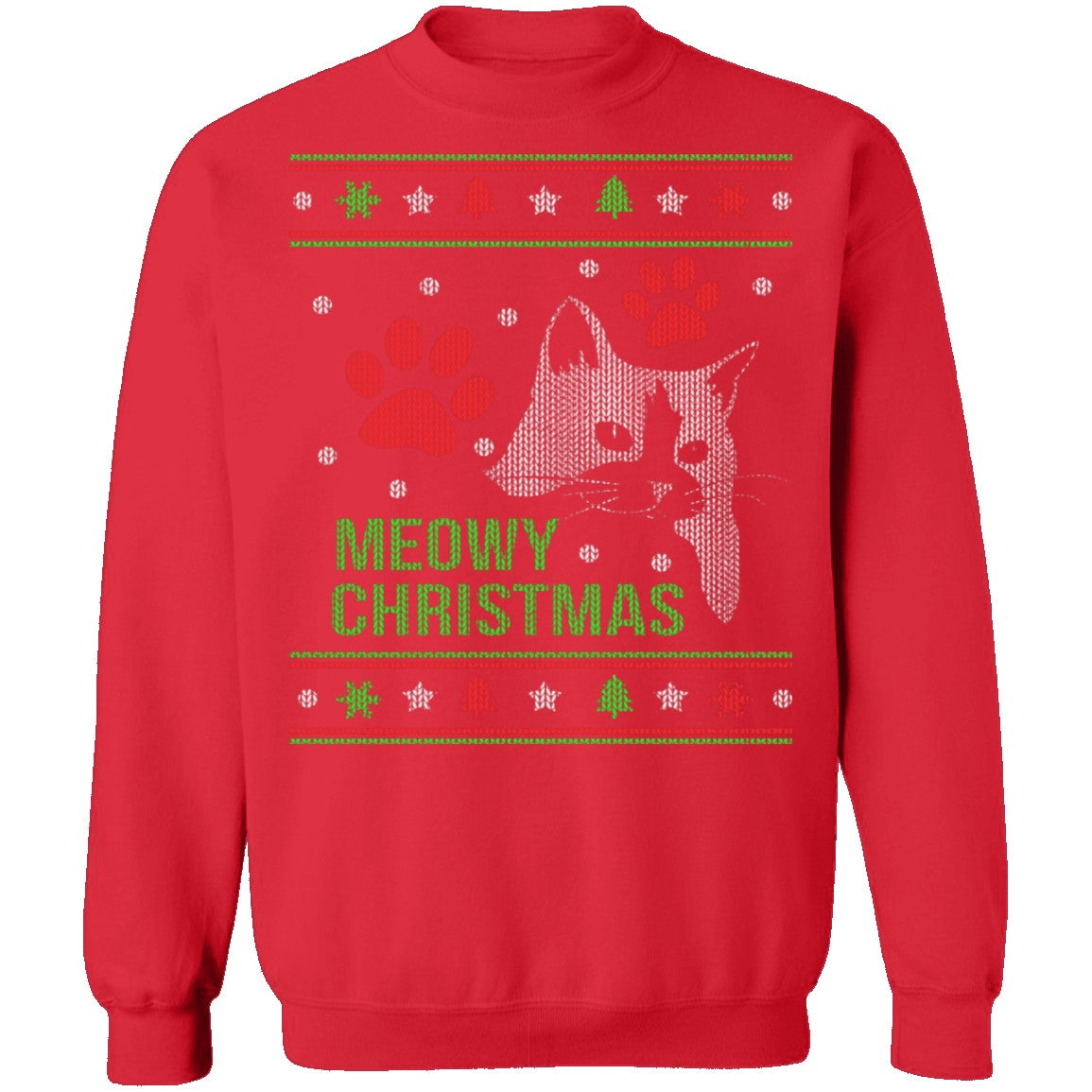 Meowy deals christmas shirt