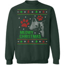 Meowy Christmas T-Shirt CustomCat