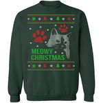 Meowy Christmas T-Shirt CustomCat