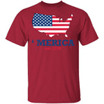 Merica Est 1776 T-Shirt CustomCat