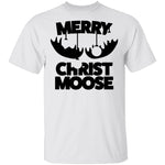 Merry Christ Moose T-Shirt CustomCat