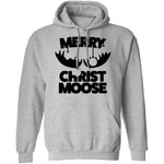 Merry Christ Moose T-Shirt CustomCat