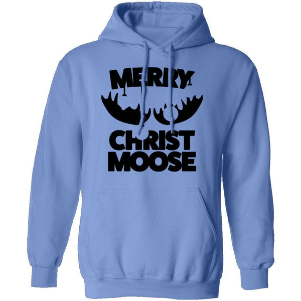 Merry Christ Moose T-Shirt CustomCat