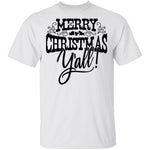 Merry Christmas Y'all T-Shirt CustomCat
