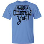 Merry Christmas Y'all T-Shirt CustomCat